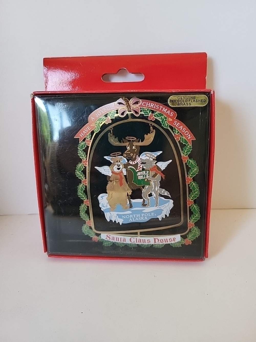 Holiday Christmas Ornament North Pole Alaska Santa Claus House